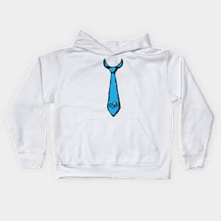 #1 Dad tie Kids Hoodie